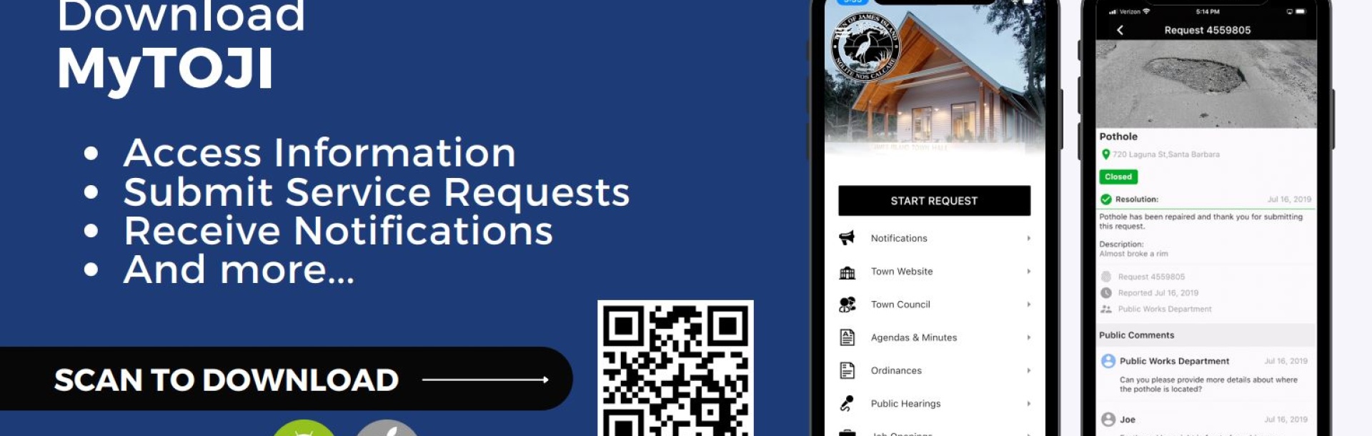 MyTOJI citizen engagement app