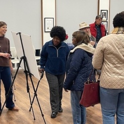 residents discuss the concept