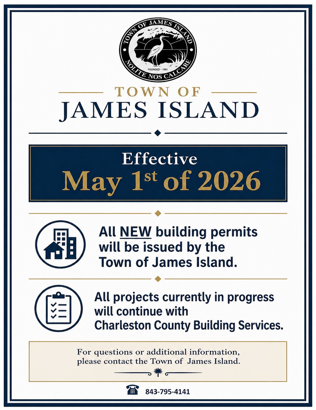 building permit flyer