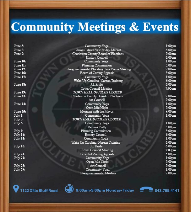 Upcoming June Meetings Listing